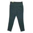 thumbnail image 1 of Women‘s High Waist Tummy Control Active Rib Trim Capri Leggings (Port/Rose  L), 1 of 2