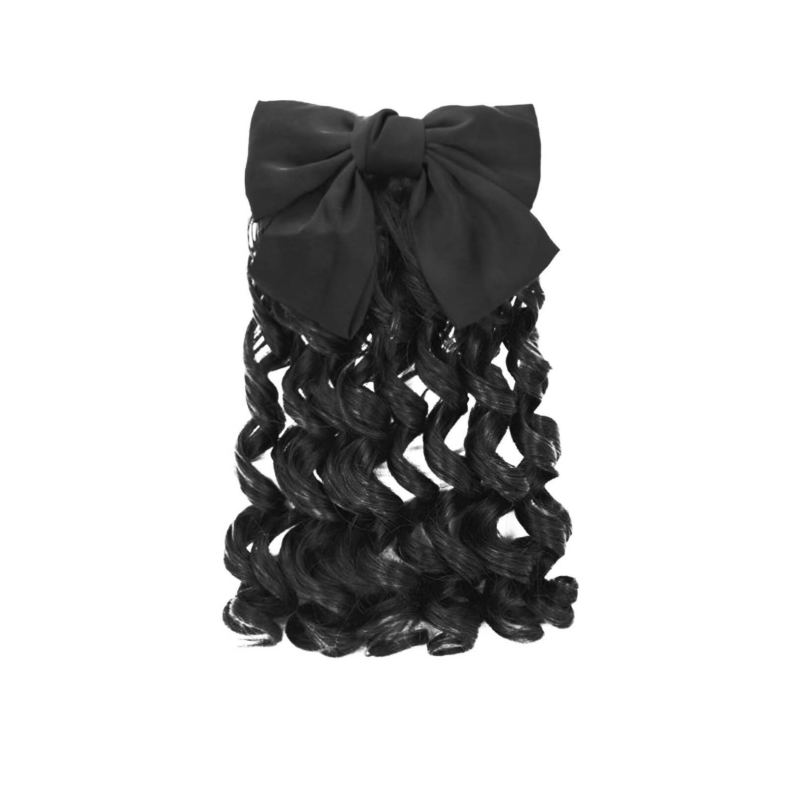 Sehao Hair Extensions & Accessories,Drawstring Ponytail Wig Female Long