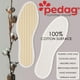 thumbnail image 3 of Plantillas Pedag Summer Terry de algodón sin calcetines, 3 pares, blancas, 3 of 6
