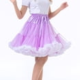 thumbnail image 2 of Betivan Women's Extended Puffed Dance Skirt, Fashion Long Crinoline Petticoat, Fluffy Skirt, 2 of 5