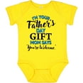 thumbnail image 3 of Inktastic I'm Your Fathers Day Mom Says You're Welcome Boys or Girls Baby Bodysuit, 3 of 5