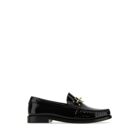 

SAINT LAURENT Black Leather Le Loafers Loafers