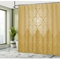 thumbnail image 4 of Ambesonne Vintage Shower Curtain, Medieval Victorian Pattern, 69"Wx75"L, Pale Coffee, 4 of 4
