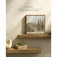 thumbnail image 3 of HFDF SquareCanvas Wall Art, Scenery Sky Clouds Valley Grassland Farmhouse Wall Art Decor, Classical Nature Retro Painting for Living Room Bedroom Office Home Decor 24x16inch Framed, 3 of 6