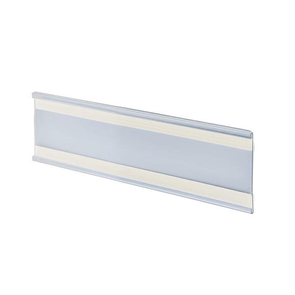 8.5" W x 3" H Adhesive-back Acrylic Wall Nameplate, 10-Pack