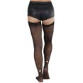 thumbnail image 3 of ToBeInStyle Womens Beautiful and Classy Rhinestone Backseam Sheer Stockings - Black - One Size, 3 of 4