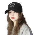 thumbnail image 1 of 1 gorra de béisbol pequeña con capota suave, informal, para las cuatro estaciones, con cara que combina con todo, 1 of 6