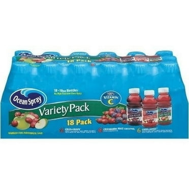 Ocean Spray Juice Beverage Variety Pack - 18/10 Ounce