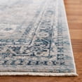 thumbnail image 3 of SAFAVIEH Victoria Creighton Floral Bordered Runner Rug, Blue/Grey, 2'2" x 10', 3 of 7