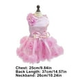 thumbnail image 3 of kladzum Dogs Wedding Dresses Dog Flower Skirt Puppies Summer Princess Pet Dress Girls Puppy Dress, Pet Outfit Formal Apparel Princess Clothes for Birthday Party Costume, 3 of 6