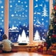 thumbnail image 4 of Pegatinas navideñas para ventanas con copos de nieve, decoraciones navideñas para ventanas, pegatinas adhesivas para ventanas de temporada navideña, 4 of 5
