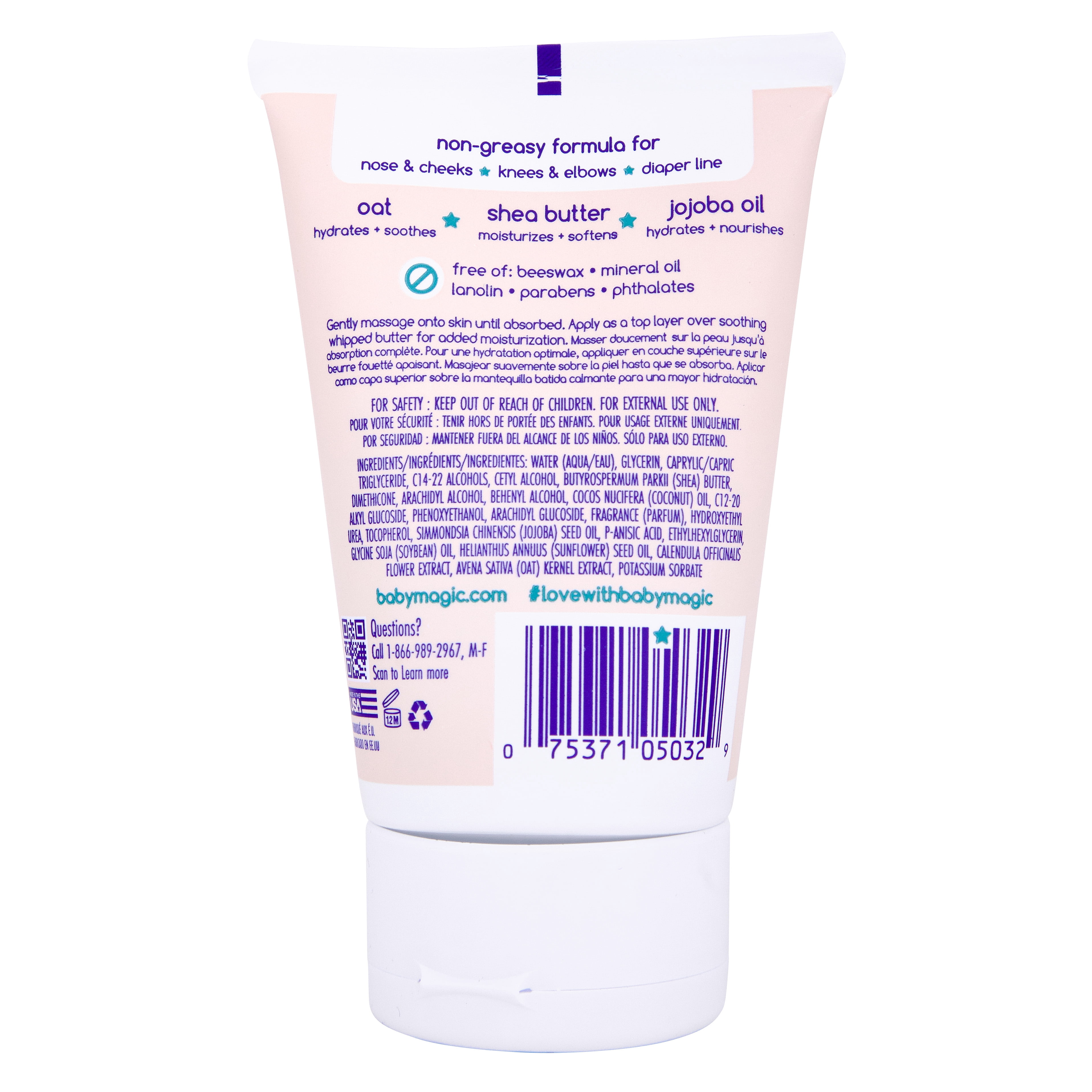 Baby Magic Soothing All-Over Balm, Vanilla & Oat, 4 oz