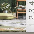 thumbnail image 6 of SAFAVIEH Cabana Blazhe Botanical Indoor/Outdoor Area Rug, Olive/Grey, 5'1" x 7'6", 6 of 17