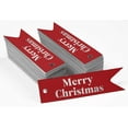 thumbnail image 2 of Inkdotpot Silver Foil Paper Hang Tags Merry Christmas Favor Tags 50 Pieces, 2 of 6
