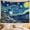 A, variant on XaaKee Tapestry Wall Hanging, Post-Impressionism Night Landscape Birch Trees Wall Tapestry, High-Quality Polyester Large Tapestry, For Living Room Bedroom Office, 60x40Inch
