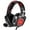 Red, variant on RUNMUS K8 Gaming Headset for Xbox One, PS4 Headset with Surround Sound, Over Ear Headphones with Noise Canceling Mic & RGB Light, Compatible with Nintendo Switch Mac