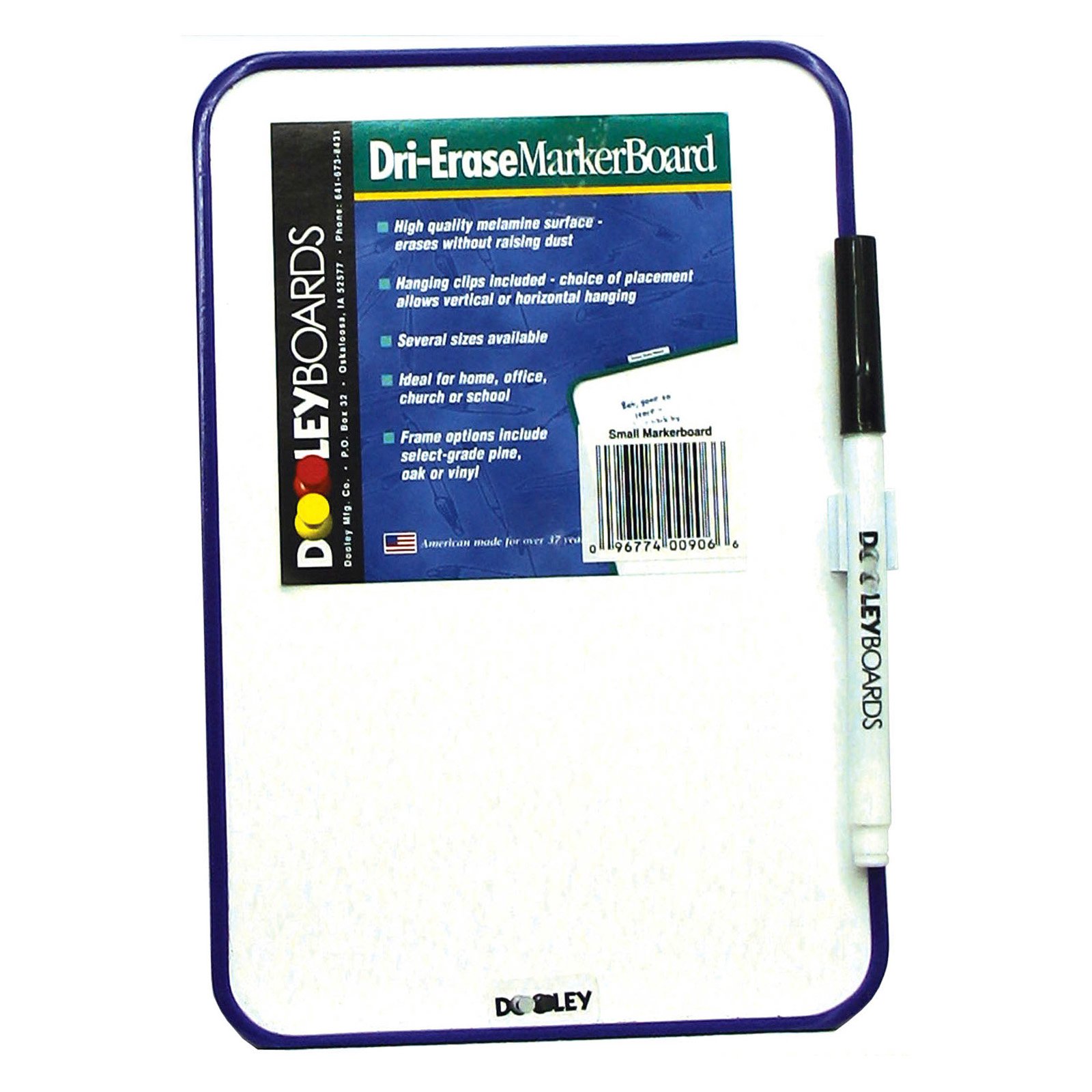 Dooley Boards 609 MBVP Vinyl Framed Dry Erase Board