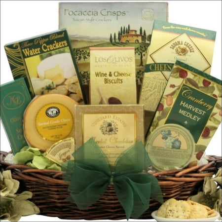 Merlot Cheddar - GreatArrivals.com Gift Baskets Holiday Cheese Delights: Gourmet Holiday & Christmas Cheese Gift Basket