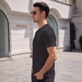 thumbnail image 4 of Yifymode Men's Crewneck Short Sleeve T Shirts, Regular Fit Mesh Ice Silk Casual Tops, Quick Dry Breathable Basic Tees for Daily Sports Workout, 4 of 8