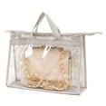 thumbnail image 2 of Walbest Handbag Storage Organizer Dust Bag Waterproof Transparent Design Zipper Closure Purse Storage Organizer with Handle, 2 of 8