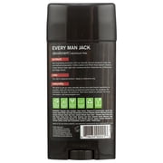 Every Man Jack Deodorant Aluminum Free, Cedarwood 3 oz (Pack of 4)
