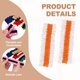 thumbnail image 3 of Uxcell Armband Garter, 4pcs Anti-Slip Sleeve Garter Men Shirt Sleeve Holder Elastic Belt Costume Accessories Decoration for Party, Naranja sobre blanco, 3 of 6