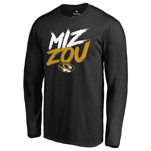 Men's Black Missouri Tigers Hometown Collection Long Sleeve T-Shirt