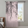 thumbnail image 2 of Pink Black Branches Sheer Curtains 84 Inches Long, Botanical Dead Tree Birds Light Filering Curtains, Breathable Simi Curtain Privacy Drapes for Living Room Bedroom Lightweight Window Treatment, 2 of 7