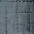 thumbnail image 2 of 20" x 7" x 20" Transitional Charcoal Solid Quilted Pillow Cover With Poly Insert, 2 of 5
