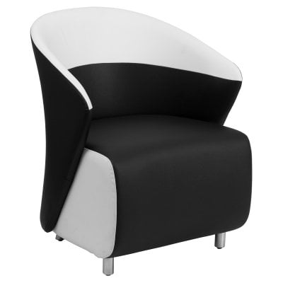 OFM 880-MDN Mobile Club Chair Midnight Black