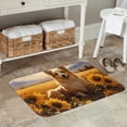 thumbnail image 7 of Pofeuu Pastoral Sunflower Corgi Print Flannel Doormats Rug16"x24"Rug Washable Doormats Indoor Outdoor Rugs for Layered Front Door Mats, Porch, Kitchen, Entryway, 7 of 7