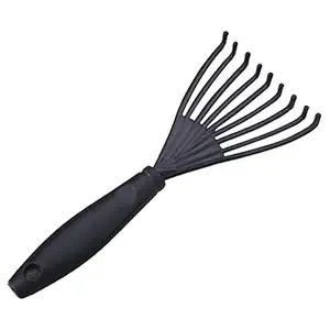 Cepillo desenredante para cabello afro, rizado y ensortijado, cepillo plano para hombres y mujeres, cabello grueso, húmedo y seco (negro) (1 unidad)