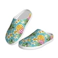 thumbnail image 2 of Lsque Cute Pineapples Pattern Womens Comfort Cotton on Scuff With Memory Foam and Anti-skid Sole Slipper-46/47, 2 of 7
