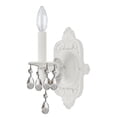 thumbnail image 1 of Paris Market 1 Light Swarovski Strass Crystal White Sconce by Crystorama 5021-WW-CL-S in White Finish, 1 of 2