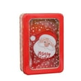 thumbnail image 2 of Christmas Cookie Tins with Lids Large Christmas Cookie Boxes Metal Christmas Empty Tins Santa Tinplate Xmas Gift Box for Christmas Holiday Candies Treats Cookie Storage Container, 2 of 9