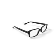 Walmart Men's FM6014 Rectangular Prescription Eyeglasses with Case, Black