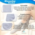 thumbnail image 4 of 3 Pairs Slouch Socks for Women, Soft Extra Long Scrunch Knee High Sock, Bulk Pack, White, One Size, 4 of 9