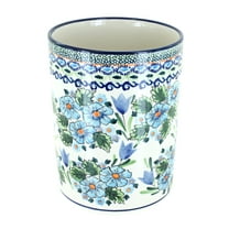 Blue Rose Polish Pottery 832 Zaklady Utensil Jar