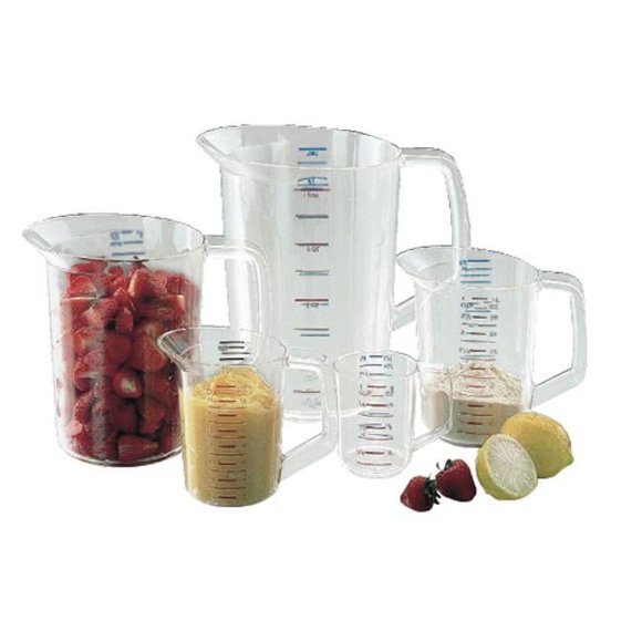 Rubbermaid Commercial Products RCP 3217 CLE 2 Quart Measuring Cup - Clear
