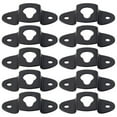 thumbnail image 3 of 10PCS Audio Speaker Wall Mounted Iron Hanger Plate Black 4.8cm Long, 3 of 5