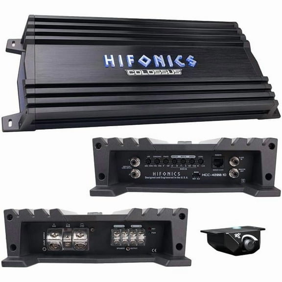 Hifonics HCC-4200.1D 4200 Watts Mono Car Audio Amplifier COLOSSUS Classic Amp