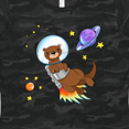 thumbnail image 4 of Inktastic Otter Space cute otter with rocket pack Women's T-Shirt, 4 of 5