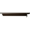 thumbnail image 4 of Ekena Millwork 3"W x 16"D x 2"H Heaton Hidden Support Steel Bracket w/ 12" Support Depth, Hammered Dark Bronze, 4 of 11
