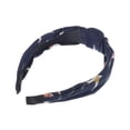 thumbnail image 5 of Unique Bargains 1 Pc Fashion Swallow Pattern Headbands for Women Navy Blue, 5 of 6