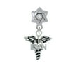 thumbnail image 1 of Caduceus - LVN - Star of David with Clear Crystal Charm Bead, 1 of 1