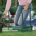 thumbnail image 3 of Upgraded Garden Kneeler and Seat with Soft Pad Foldable Stool for Gardening Heavy Duty 330 lbs Capacity Large Tool Pouches SummerVibes Gifts for Father's Day, 3 of 7