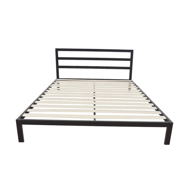 Brongsleet Square Horizontal Bar Head Of Bed Iron Bed Frame Queen Size Black Bedroom Furniture Bed Frame Queen Size Twin Platform Bed Frame Bed Beds Twin Bed Frames Twin Size Bed Frame Walmart Com Walmart Com