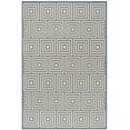 thumbnail image 2 of SAFAVIEH Linden Alvena Geometric Area Rug, Cream/Blue, 4' x 6', 2 of 6
