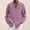 Pink, variant on Yaoyar Fashion Man Turndown Collar Long Sleeve Tops T-Shirt Fall Printing Button Casual Tops T-Shirt Sweartshirt