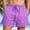 Purple, variant on USNSM Men's Linen Shorts Summer Loose Fit Bermuda Shorts with Pockets Casual Drawstring Elastic Waist Vacation Beach Shorts Brown L